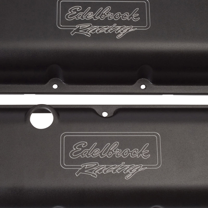 Load image into Gallery viewer, Edelbrock Valve Cover Victor Series Chevrolet 1965 and Later 396-502 V8 Low Black
