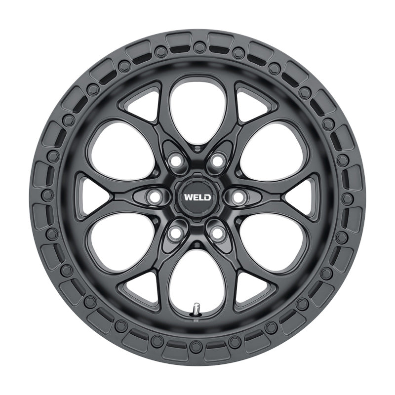 Load image into Gallery viewer, Weld Off-Road Ledge Six W108 20x9 / 6x139.7 BP / 5 In BS Satin Black Wheel
