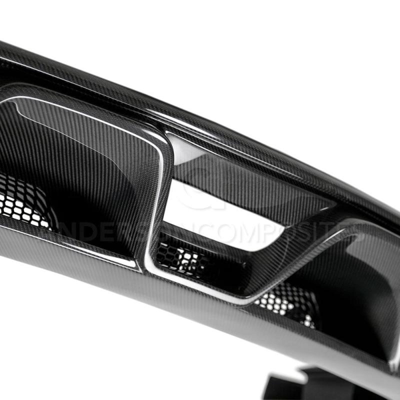 Load image into Gallery viewer, Anderson Composites 15-16 Ford Mustang R-Style Carbon Fiber Rear Valance (for Quad Tip Exhaust)
