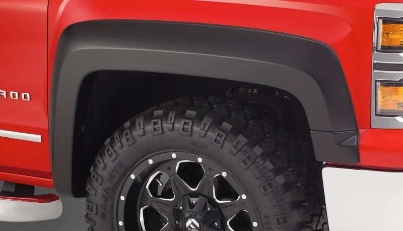 Load image into Gallery viewer, Bushwacker 15-18 Chevy Silverado 2500 HD Extend-A-Fender Style Flares 2pc - Black
