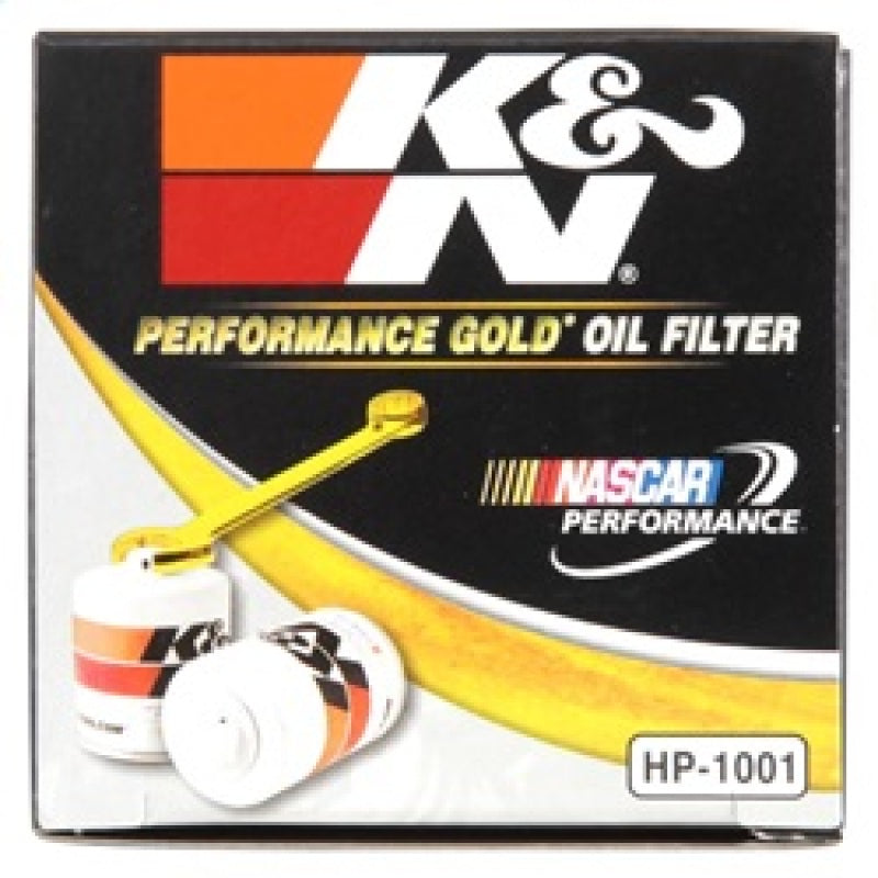 Load image into Gallery viewer, K&amp;N Chevy / Pontiac / GMC / Buick Performance Gold Oil Filter
