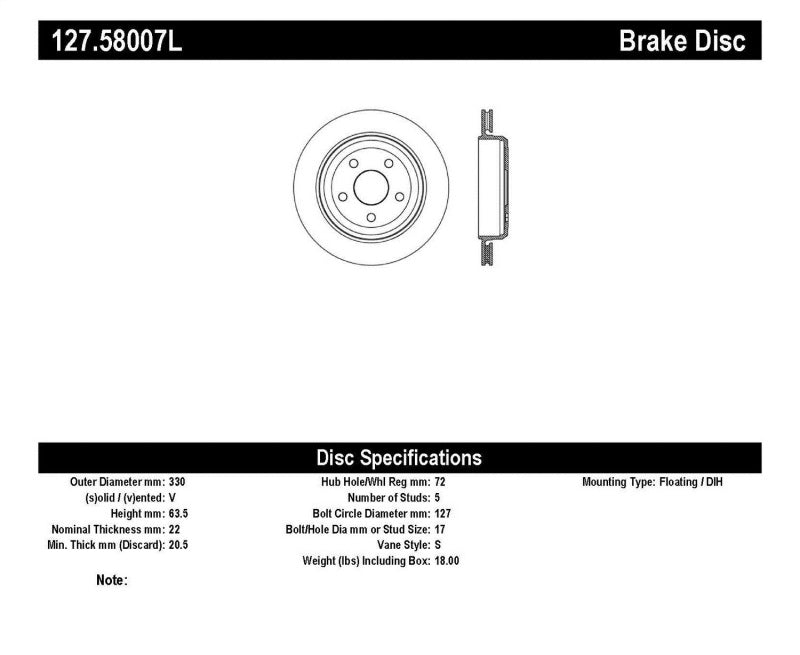 Load image into Gallery viewer, StopTech Slotted &amp; Drilled Sport Brake Rotor 11-15 Jeep Grand Cherokee (Excludes SRT8)
