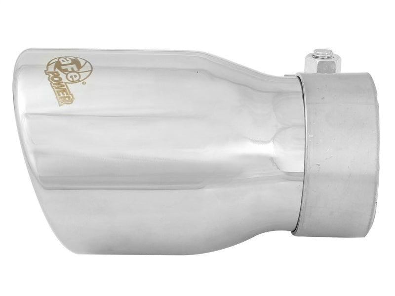 Load image into Gallery viewer, aFe MACH Force-Xp 2.5in Inlet x 3-1/2in Outlet x 6in Length 2.5in 304 Stainless Steel Exhaust Tip
