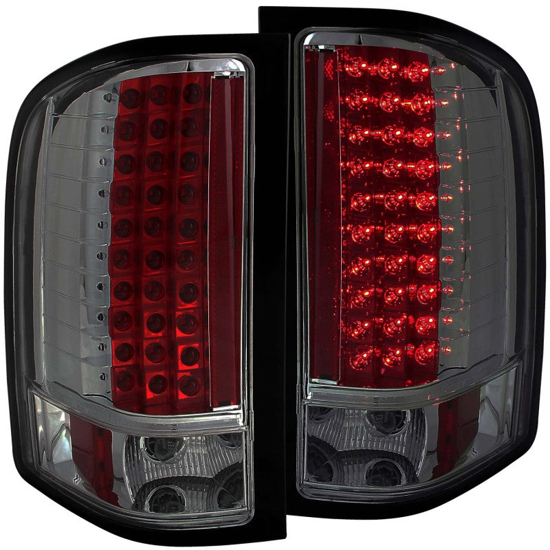 Load image into Gallery viewer, ANZO 2007-2013 Chevrolet Silverado 1500 LED Taillights Smoke
