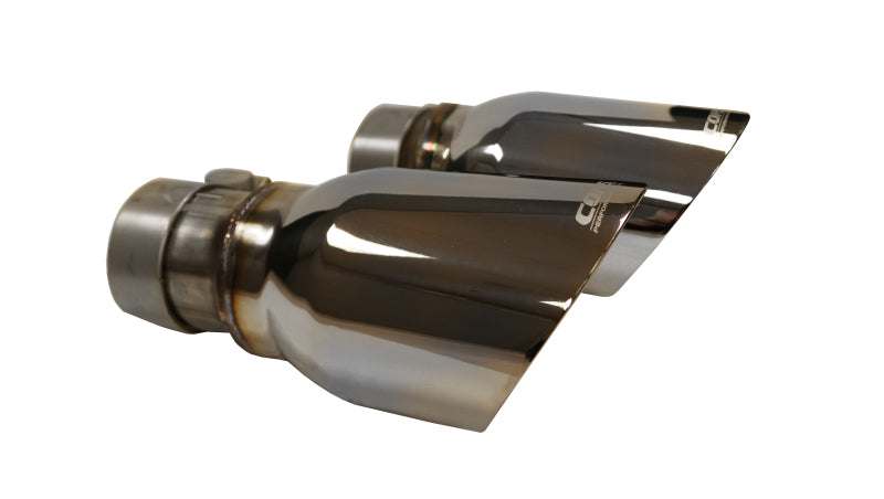 Load image into Gallery viewer, Corsa 2015-2016 Dodge Charger R/T w/ Pursuit Valance 2.5in Inlet / 4in Outlet Polished Tip Kit
