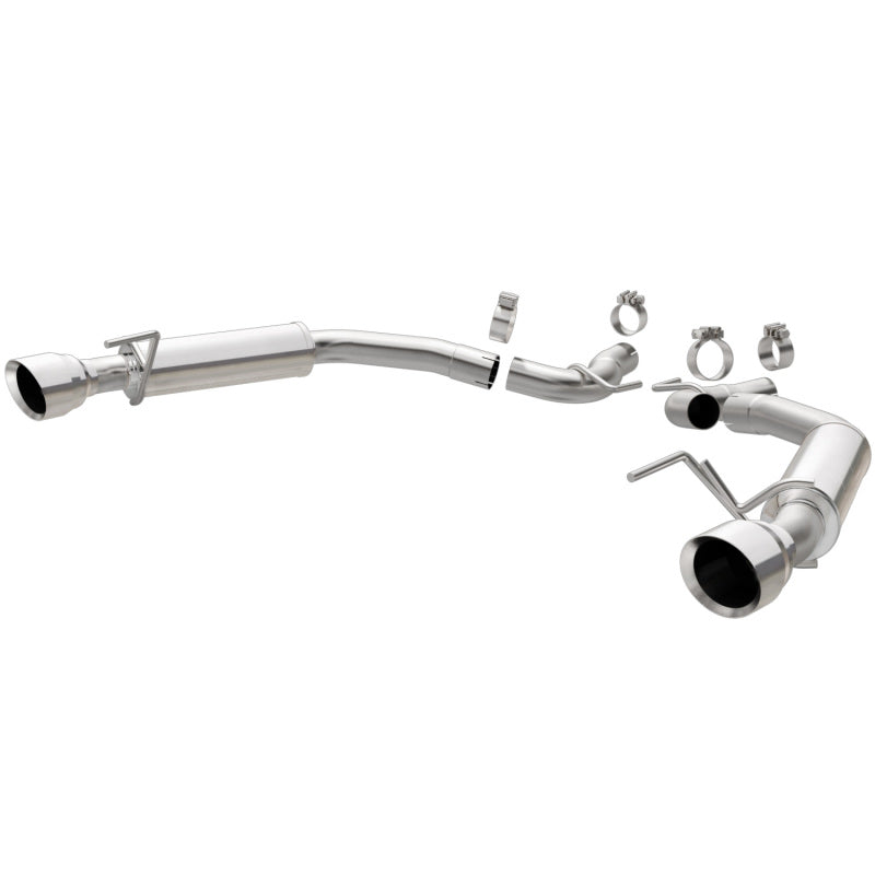 Load image into Gallery viewer, MagnaFlow Axle Back, SS, 2.5in, Competition, Dual Split Polish 4.5in Tip 2015 Ford Mustang Ecoboost
