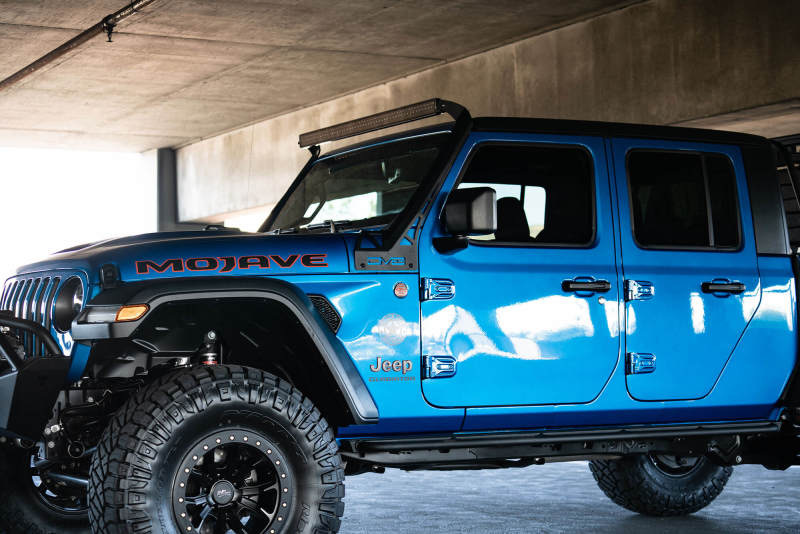 Load image into Gallery viewer, DV8 Offroad 20-22 Jeep JL 392 &amp; JT Mojave A-Pillar Light Bar Mount
