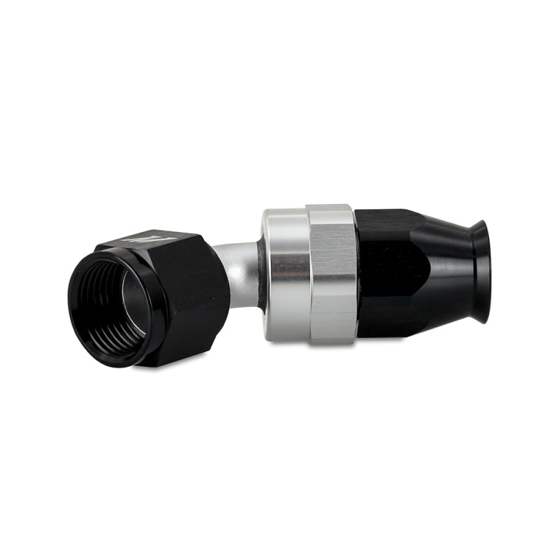 Load image into Gallery viewer, Mishimoto Aluminum PTFE -8AN 45 Degree Fitting Black

