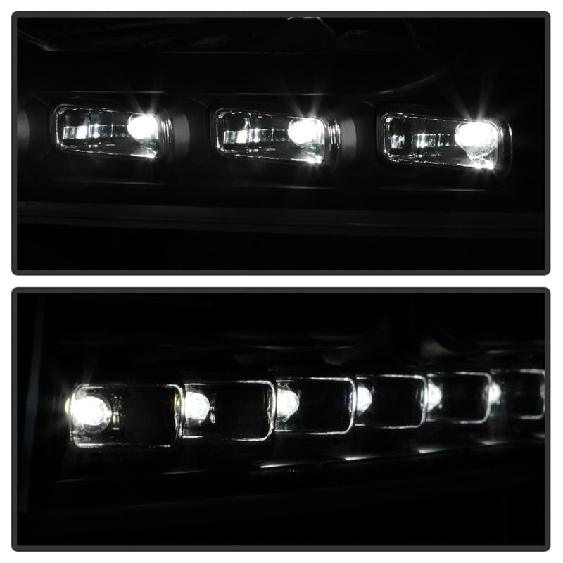 Load image into Gallery viewer, Xtune Dodge Charger 06-10 1Pc LED Crystal Headlights Black HD-ON-DCH05-1PC-LED-BK
