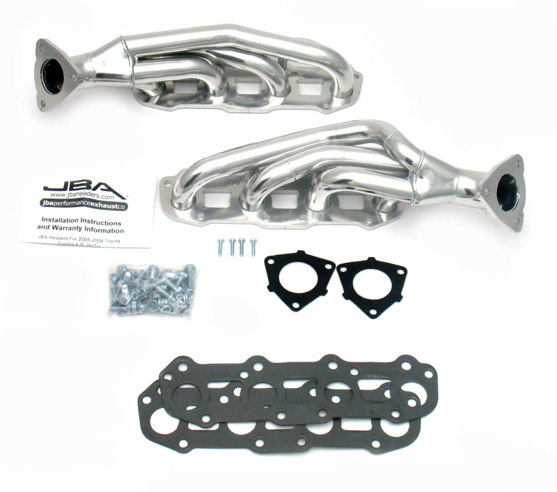 Load image into Gallery viewer, JBA 05-07 Toyota 4.7L V8 1-1/2in Primary Silver Ctd Cat4Ward Header
