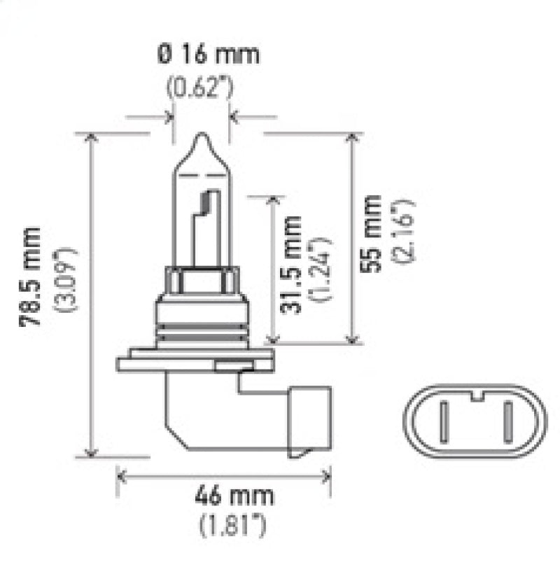 Load image into Gallery viewer, Hella Bulb 9005/HB3 12V 65W P20d T4
