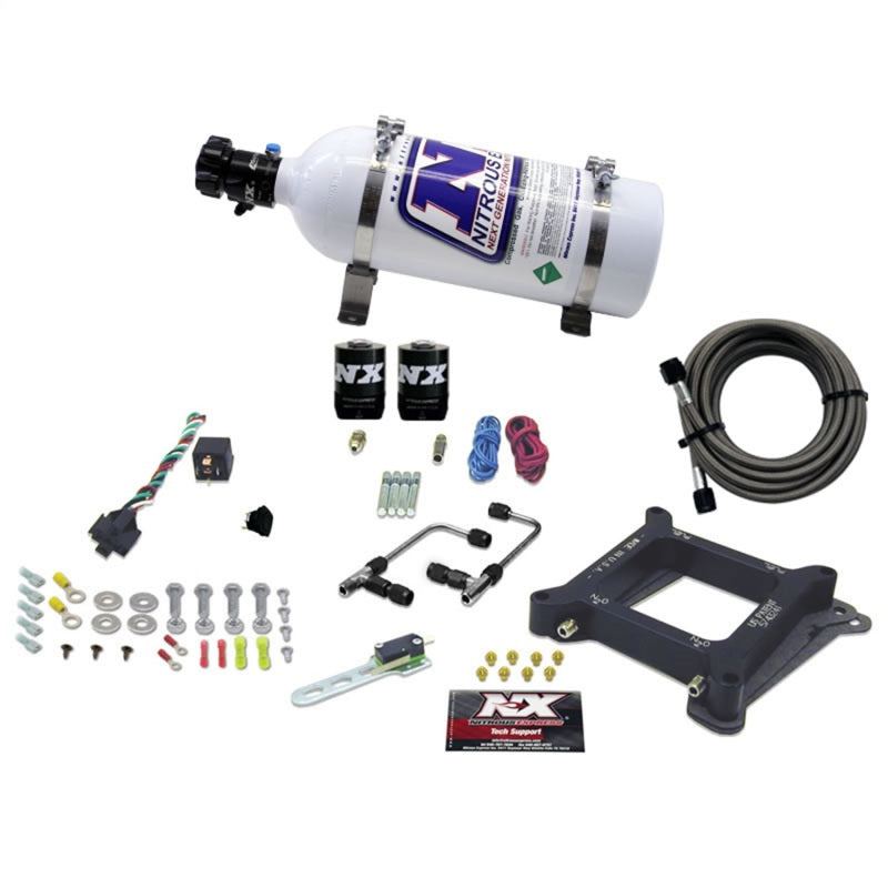Load image into Gallery viewer, Nitrous Express 4150 Gemini Stage 6 Nitrous Kit (50-300HP) w/5lb Bottle
