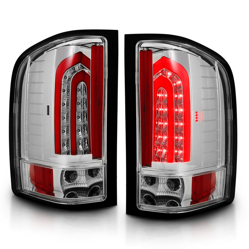 Load image into Gallery viewer, ANZO 2007-2013 Chevrolet Silverado 1500 LED Taillights Chrome
