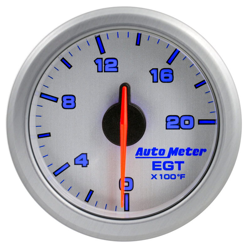 Load image into Gallery viewer, Autometer Airdrive 2-1/16in EGT Gauge 0-2000 Degrees F - Silver
