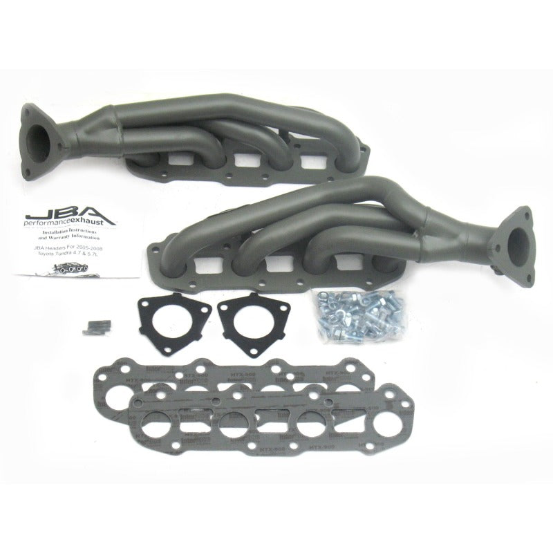 Load image into Gallery viewer, JBA 05-07 Toyota 4.7L V8 1-1/2in Primary Ti Ctd Cat4Ward Header
