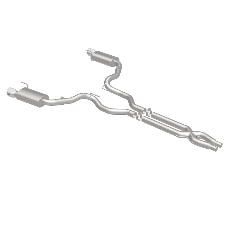 Load image into Gallery viewer, MagnaFlow Cat Back, SS, 3in, Street, Dual Split Polished 4.5in Tips 2015 Ford Mustang GT V8 5.0L
