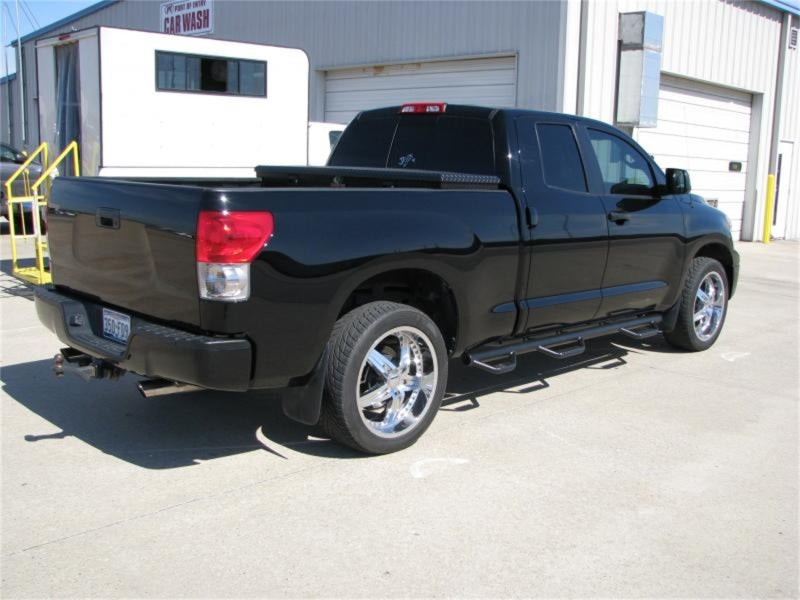 Load image into Gallery viewer, N-Fab Nerf Step 07-17 Toyota Tundra Double Cab 6.5ft Bed - Gloss Black - Bed Access - 3in
