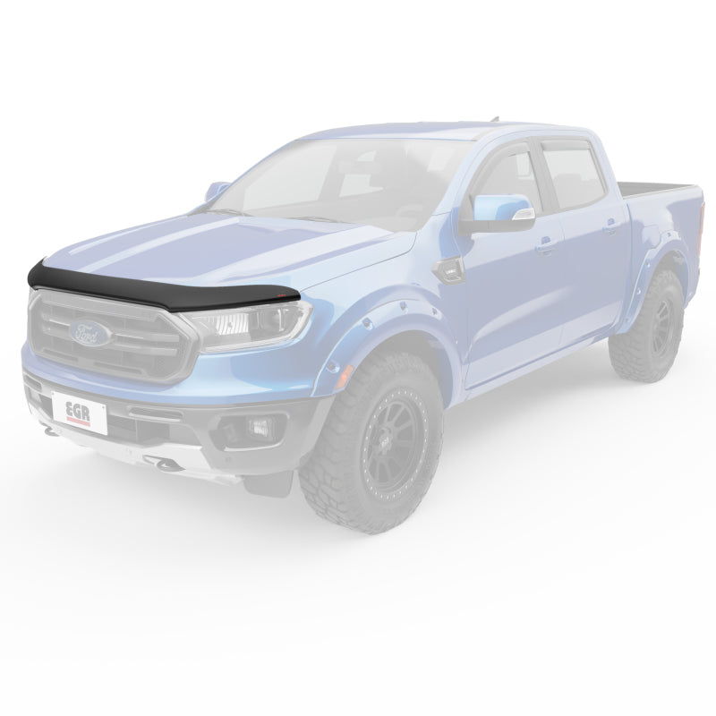 Load image into Gallery viewer, EGR 2019+ Ford Ranger XL/XLT Superguard Hood Guard - Dark Smoke (303551)
