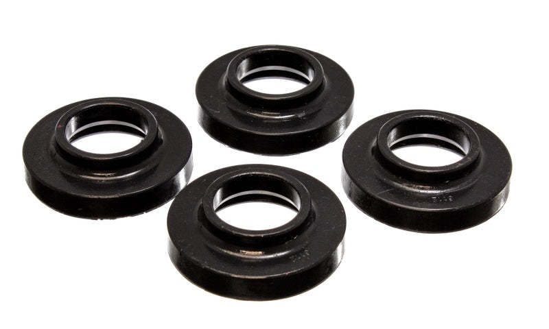 Load image into Gallery viewer, Energy Suspension 97-06 Jeep Wrangler TJ / 84-01 Cherokee Black Fr/Rear Coil Lift Isolator Set of 4
