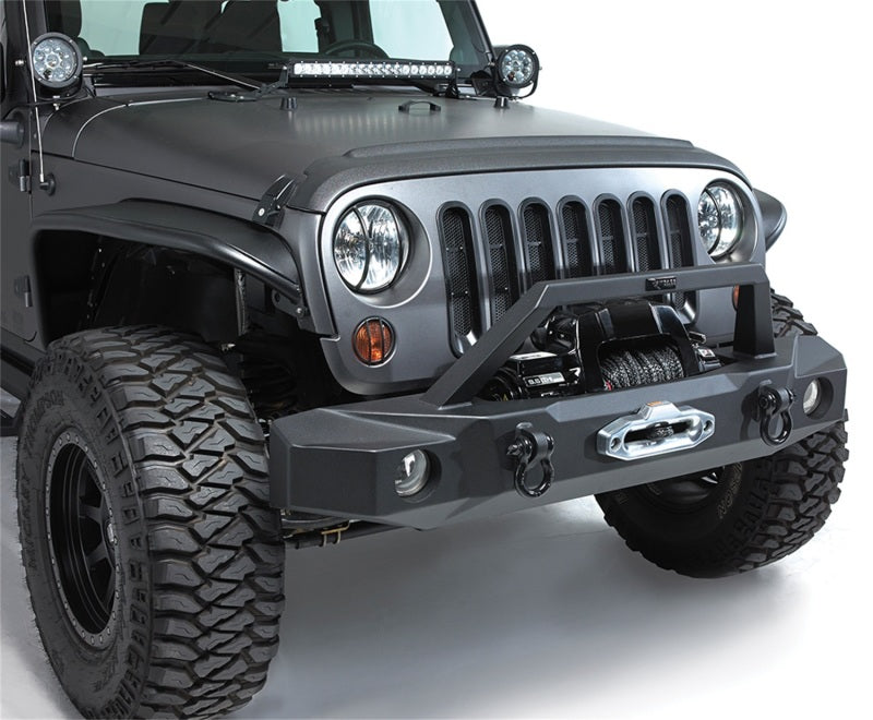 Load image into Gallery viewer, Rampage 2007-2018 Jeep Wrangler(JK) Trailguard Front Bumper - Black
