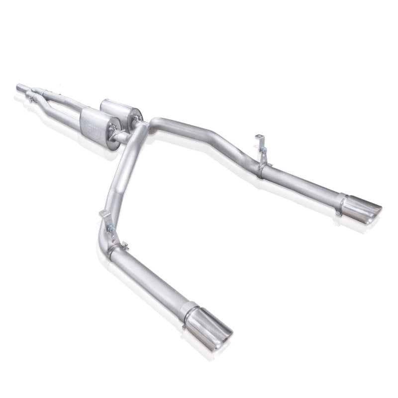 Load image into Gallery viewer, Stainless Works Chevy Silverado/GMC Sierra 2007-16 5.3L/6.2L Exhaust Y-Pipe Under Bumper Exit
