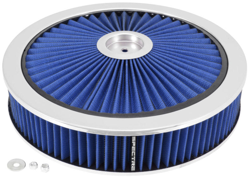 Load image into Gallery viewer, Spectre ExtraFlow HPR Air Cleaner Assembly 14in. x 3in. - Blue
