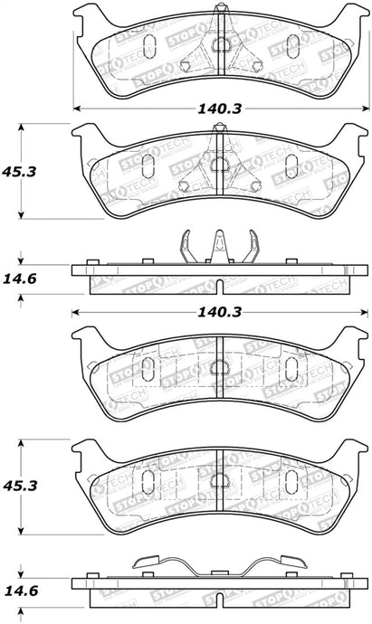 StopTech Street Brake Pads