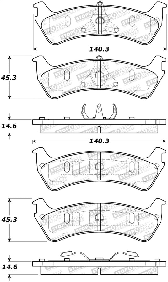 StopTech Street Brake Pads