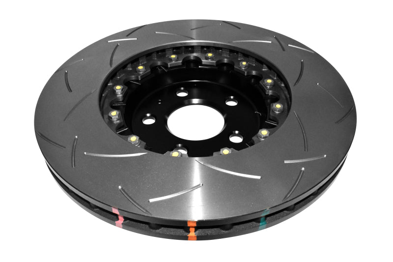 Load image into Gallery viewer, DBA 97-04 Corvette C5/C6 Front Slotted 5000 Series 2 Piece Rotor Assembled w/ Black Hat
