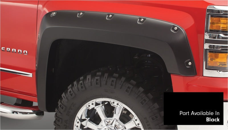 Load image into Gallery viewer, Bushwacker 16-18 Chevy Silverado 1500 Fleetside Pocket Style Flares 4pc 69.3in Bed - Black
