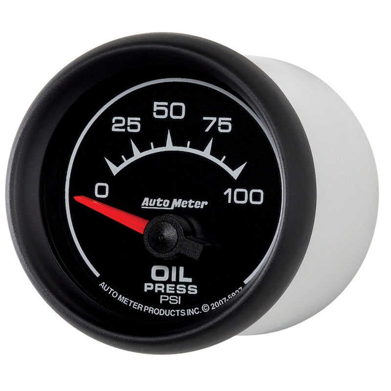 Load image into Gallery viewer, Autometer ES 52mm 100 PSI Short Sweep Electric Oil Pressure Gauge

