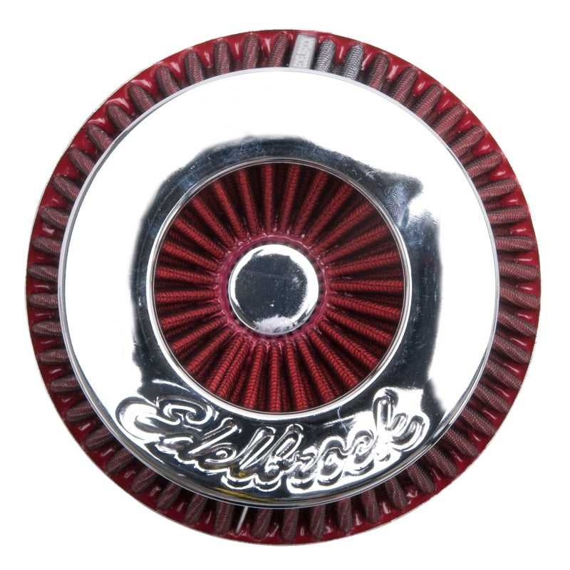 Load image into Gallery viewer, Edelbrock Air Filter Pro-Flo Series Conical 3 7In Tall Red/Chrome
