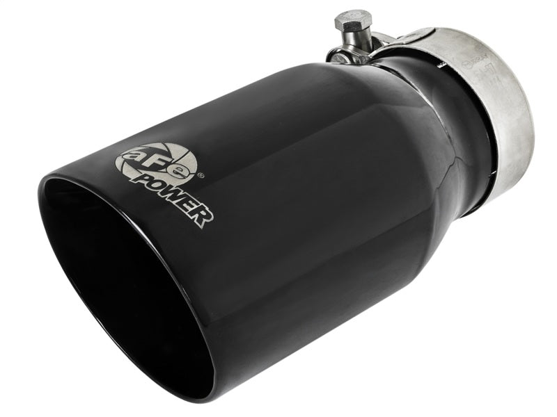Load image into Gallery viewer, aFe MACH Force-Xp Universal 409 SS Single-Wall Clamp-On Exhaust Tip - Black
