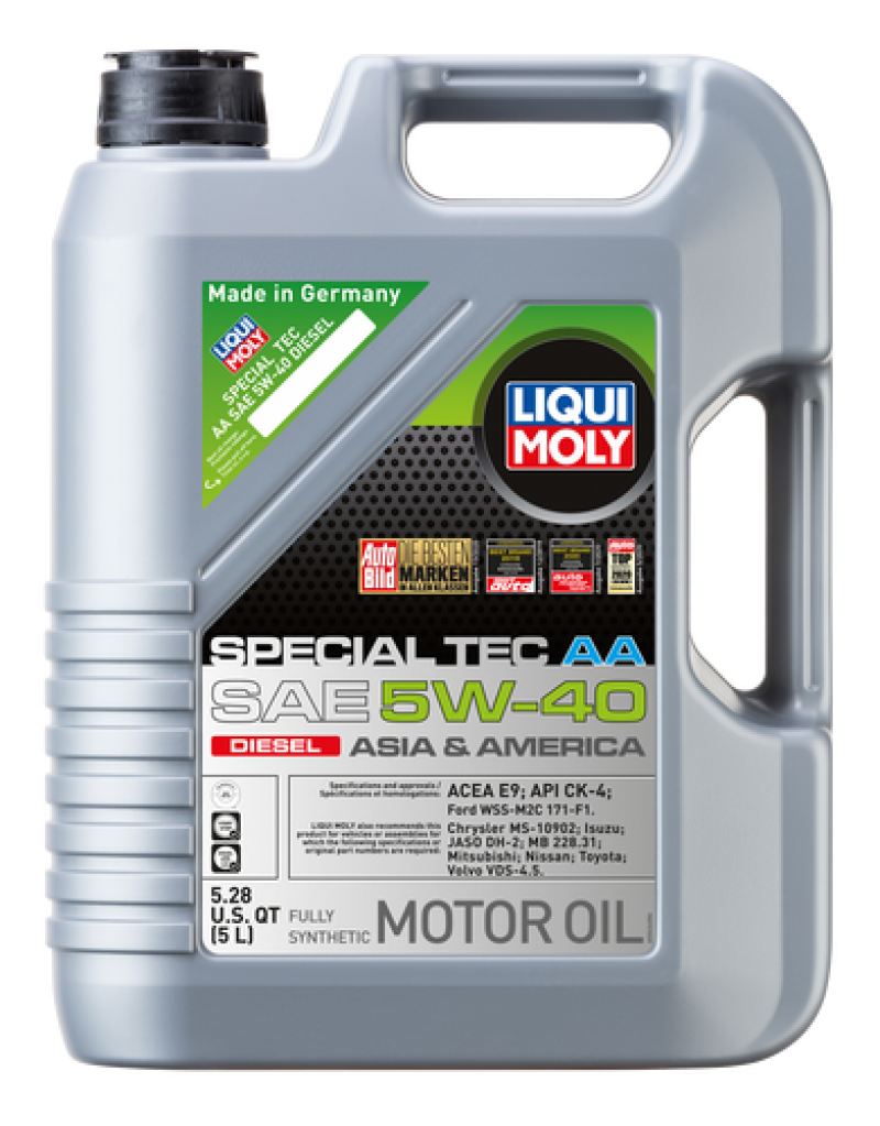 Load image into Gallery viewer, LIQUI MOLY 5L Special Tec AA Motor Oil SAE 5W40 Diesel

