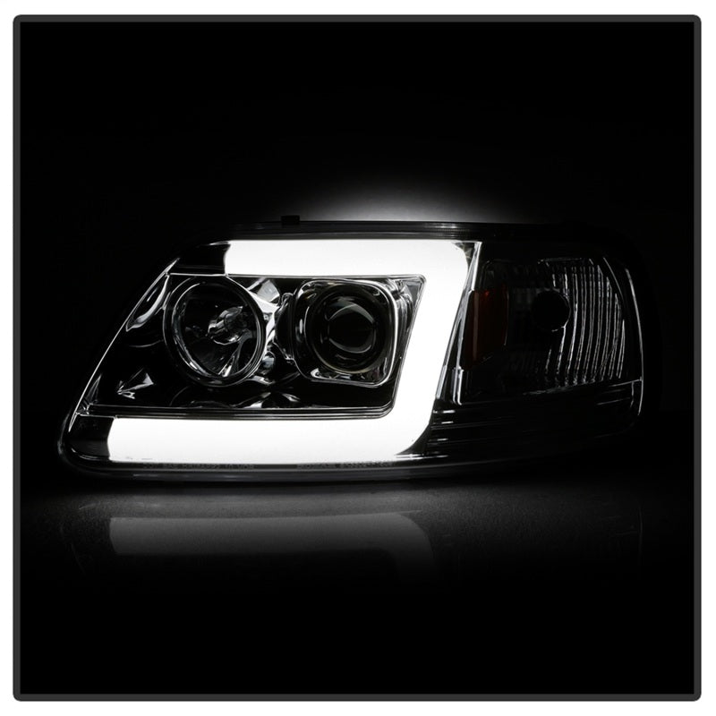 Load image into Gallery viewer, Spyder 97-03 Ford F-150 (After 6/1997) V2 Proj Headlights DRL LED - Chrm (PRO-YD-FF15097V2-LB-C)
