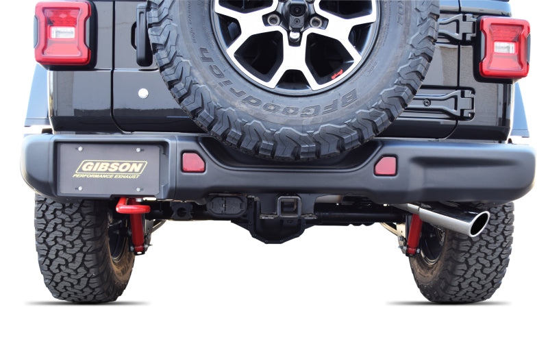 Load image into Gallery viewer, Gibson 18-22 Jeep Wrangler JL Sport 3.6L 2.5in Cat-Back Single Exhaust - Stainless
