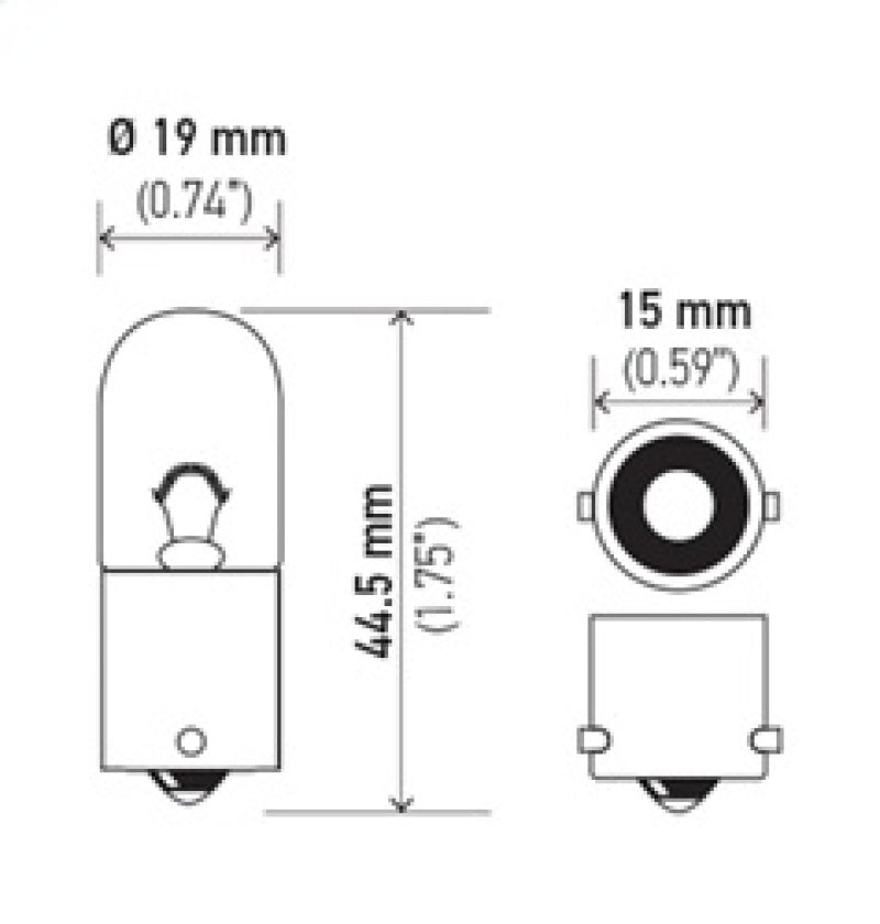 Load image into Gallery viewer, Hella Bulb 1003 12V 12W BA15s B6
