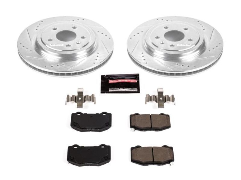 Load image into Gallery viewer, Power Stop 14-19 Chevrolet Corvette Rear Z23 Evolution Sport Brake Kit
