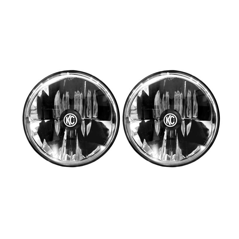 Load image into Gallery viewer, KC HiLiTES 07-18 Jeep JK (Not for Rubicon/Sahara) 7in. Gravity LED DOT Headlight (Pair Pack System)
