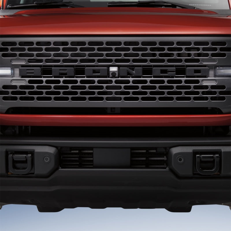 Load image into Gallery viewer, Ford Racing 2021+ Bronco Grille Lettering Overlay Kit - Black
