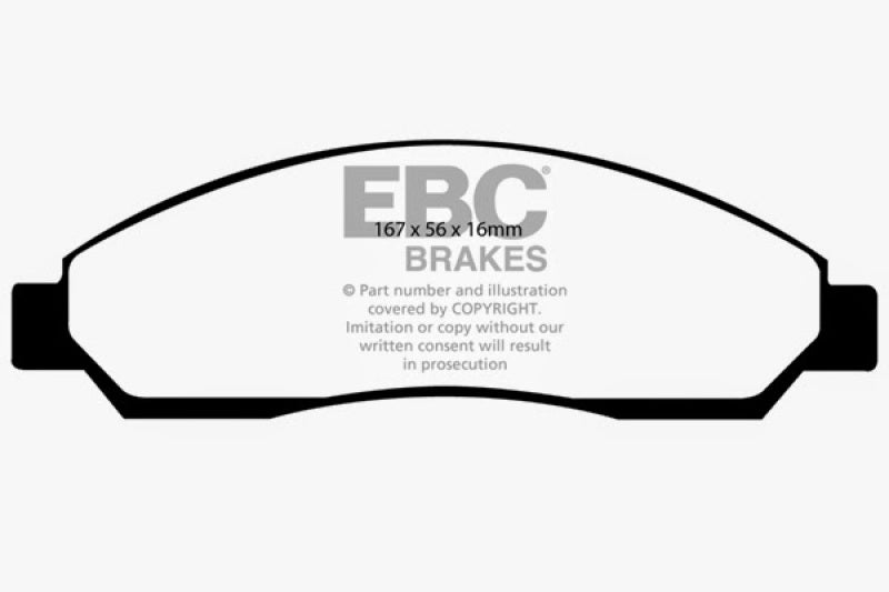 Load image into Gallery viewer, EBC 04-06 Chevrolet Colorado 2.8 Ultimax2 Front Brake Pads
