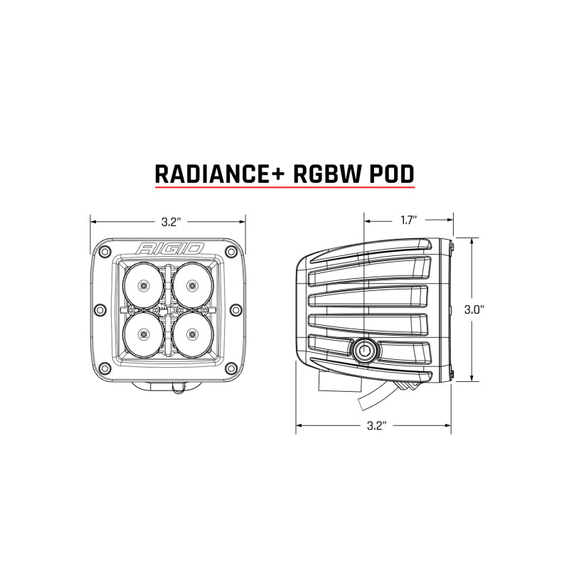 Load image into Gallery viewer, Rigid Industries Radiance+ Pod RGBW - Pair
