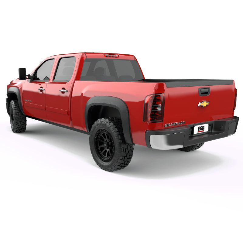 Load image into Gallery viewer, EGR 07-13 Chevrolet Silverado 1500 78.7in Bed Standard Style Fender Flares(Set of 4)- Textured Black
