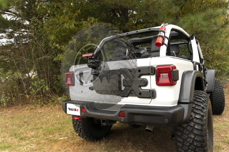Load image into Gallery viewer, Rugged Ridge Spartacus HD Tire Carrier Wheel Mount 18-20 Jeep Wrangler JL
