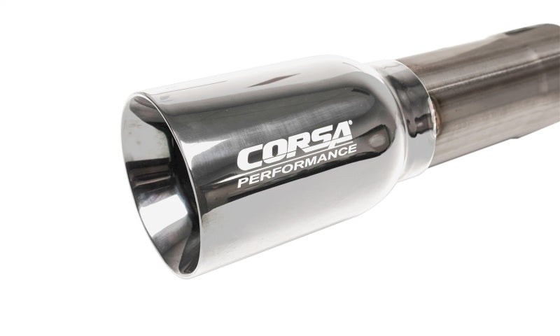 Load image into Gallery viewer, Corsa 2007-2018 Jeep Wrangler JKU 3.6L/3.8L 2.75in Sport Cat-Back Exhaust w/ 4in American Flag Tips
