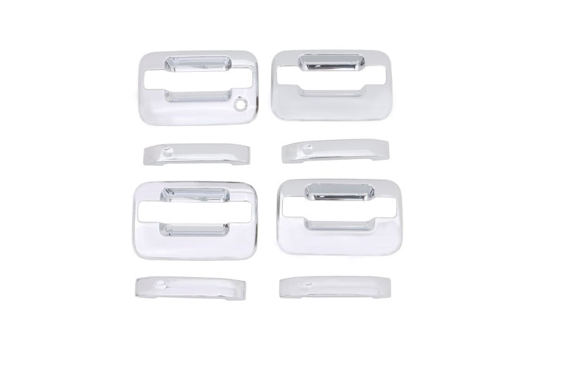 Load image into Gallery viewer, AVS 04-14 Ford F-150 (No Keypad/Passenger Keyhole) Door Handle Covers (4 Door) 8pc Set - Chrome
