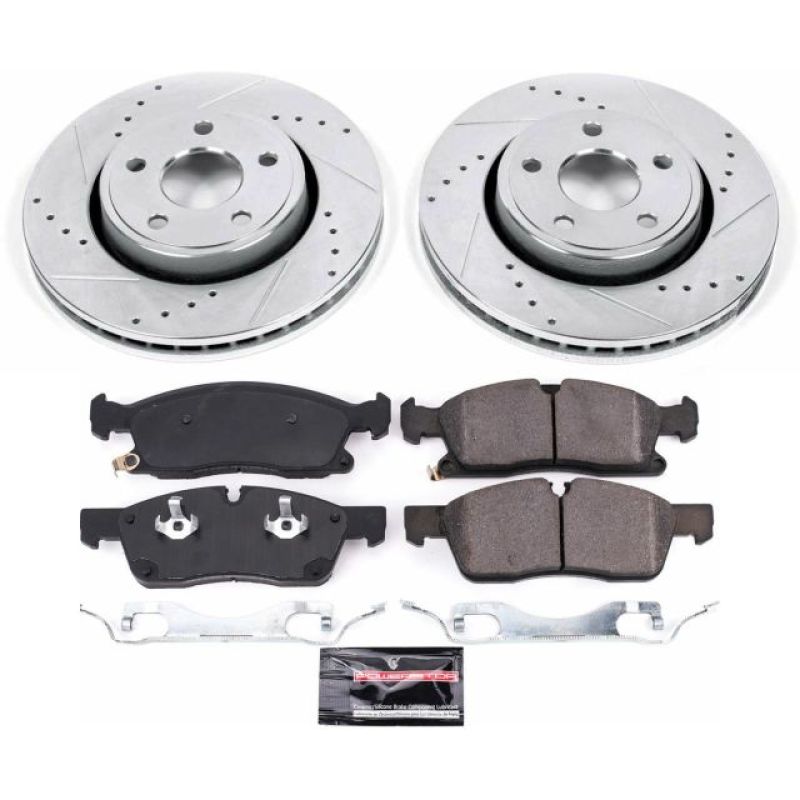 Load image into Gallery viewer, Power Stop 17-19 Jeep Grand Cherokee Front Z23 Evolution Sport Brake Kit
