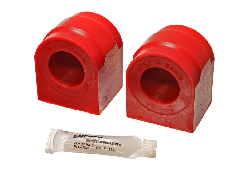 Load image into Gallery viewer, Energy Suspension 04-06 Ford F100/F150 2wd 34mm Red Front Sway Bar Bushing Set

