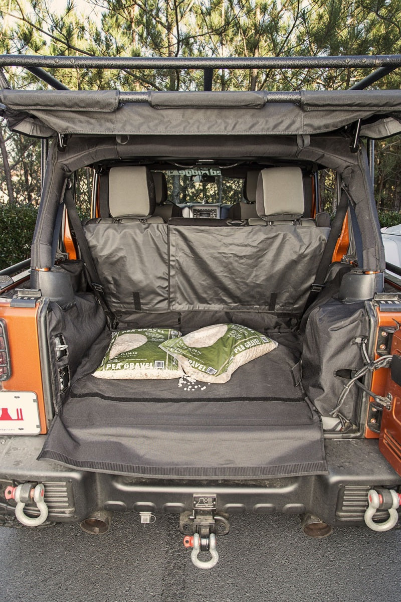 Load image into Gallery viewer, Rugged Ridge C3 Cargo Cover w/Subwoofer 07-14 JKU 4 Door
