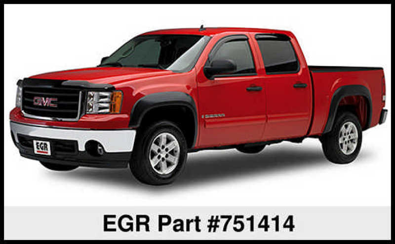 Load image into Gallery viewer, EGR 07-13 GMC Sierra LD 5.8ft Bed Rugged Look Fender Flares - Set (751414)
